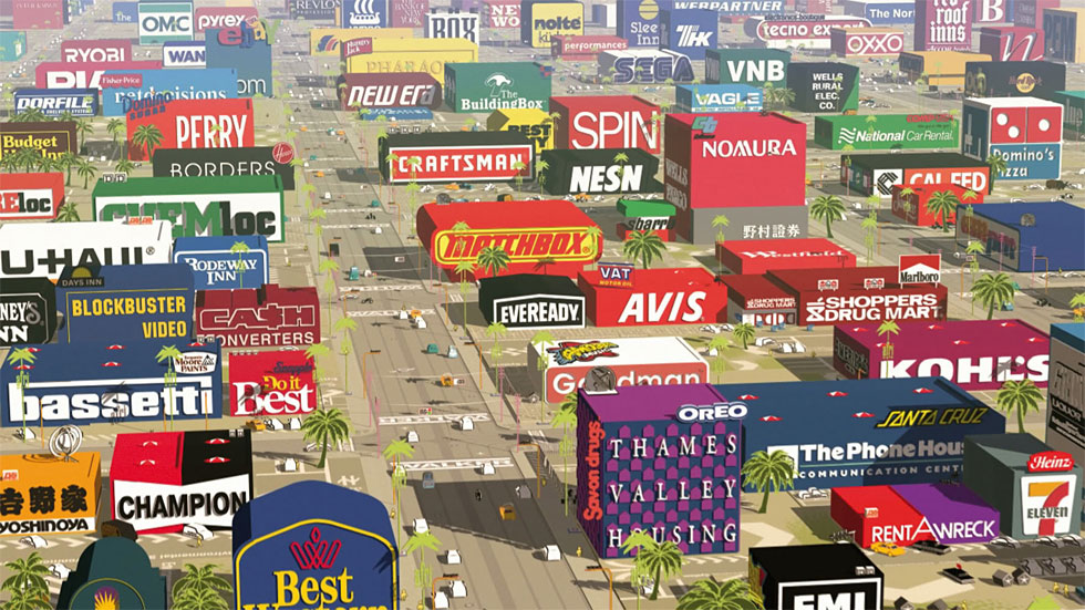 A still from Logorama, nominated for Best Animated Short Film A still from Logorama, nominated for Best Animated Short Film