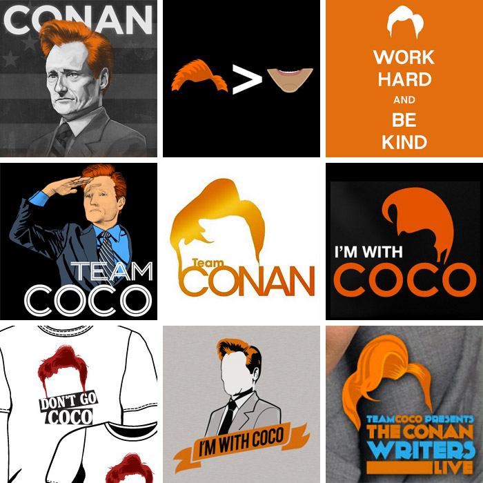 Various ‘Team Coco’ campaigns and promotional material