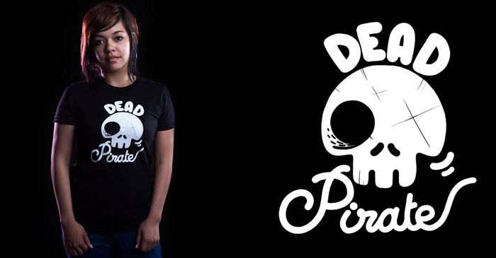 Dead Pirate t-shirt on Threadless