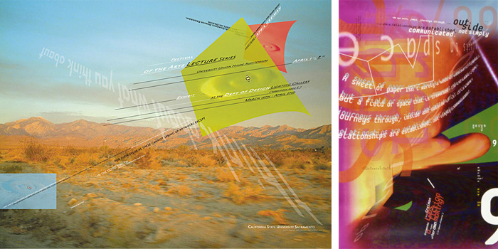 Posters designed by Greiman Posters designed by Greiman