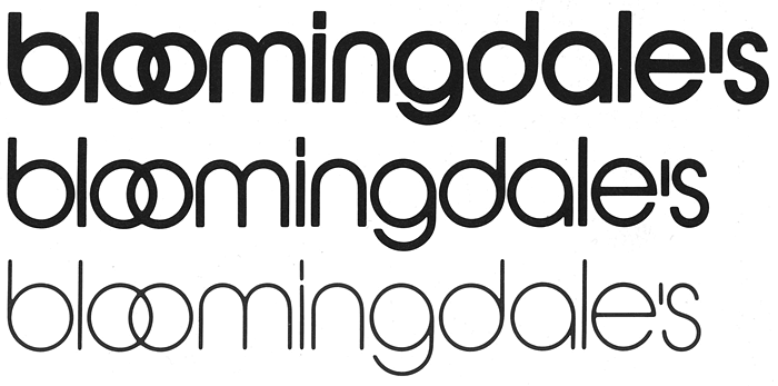 Bloomingdale's identity, 1972