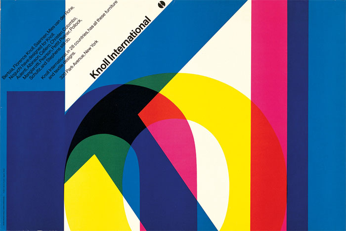 Poster for Knoll International, 1966
