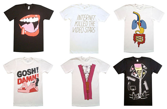T-shirts from Justice’s D.A.N.C.E. music video T-shirts from Justice’s D.A.N.C.E. music video