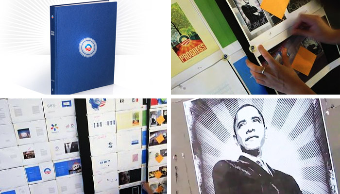 Images from Designing Obama, the book