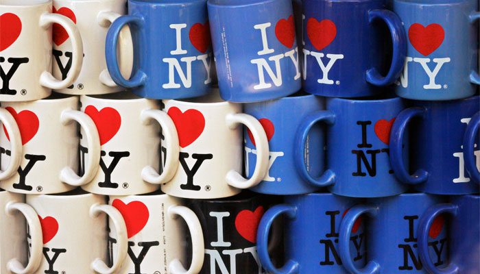 Milton Glaser’s logo helped rejuvenate New York, and is now a symbol of pride on everything from t-shirts to coffee mugs (Photo: fabioricco, Flickr) Milton Glaser’s logo helped rejuvenate New York, and is now a symbol of pride on everything from t-shirts to coffee mugs (Photo: fabioricco, Flickr)
