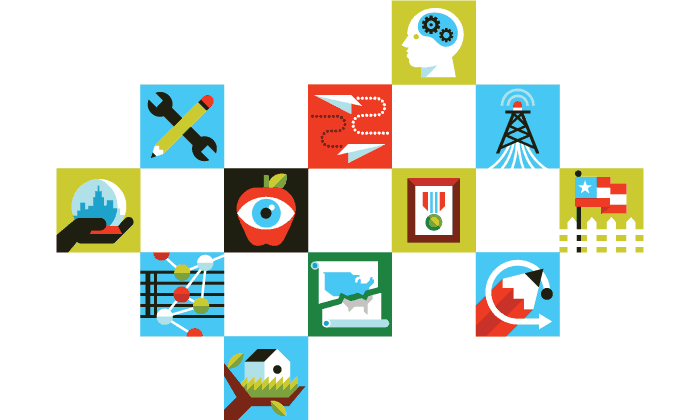Icons for The New York Times’ Opinionator blog
