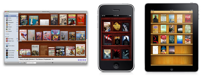 Delicious Monster’s Delicious Library (2004), Andrew Kaz & Phill Ryu’s Classics (2008), Apple’s iBooks (2010) Delicious Monster’s Delicious Library (2004), Andrew Kaz & Phill Ryu’s Classics (2008), Apple’s iBooks (2010)