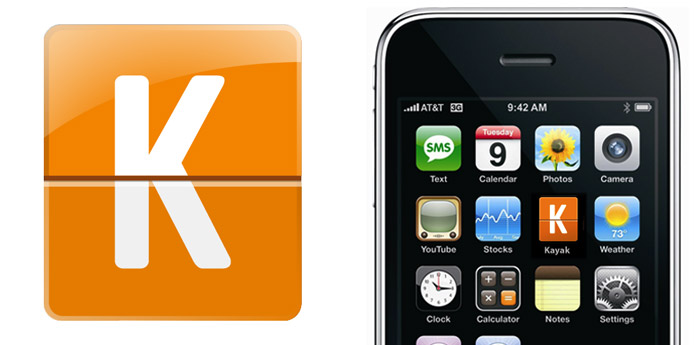 Kayak iPhone application Kayak iPhone application