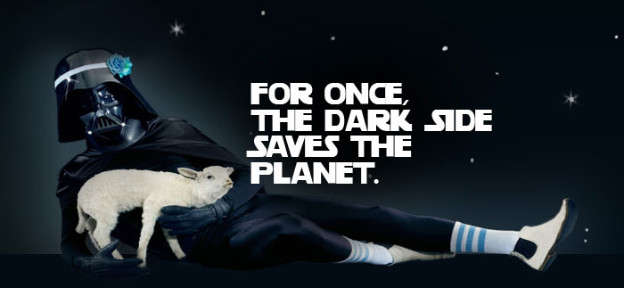 Darth Fladder returns in 2010, “For once, the dark side saves the planet”