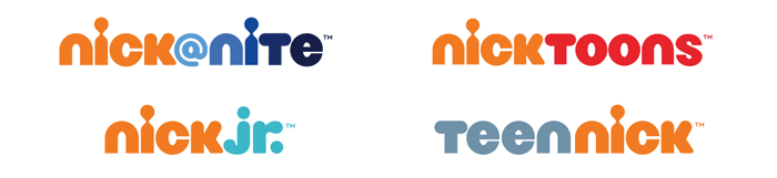 The new identities of Nickelodeon's sister networks