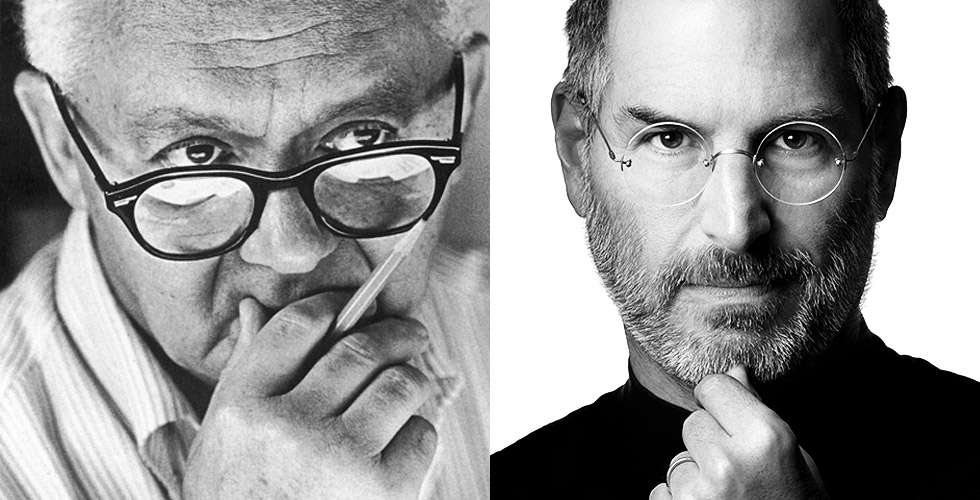 Paul Rand and Steve Jobs, visionaries in their own right Paul Rand and Steve Jobs, visionaries in their own right