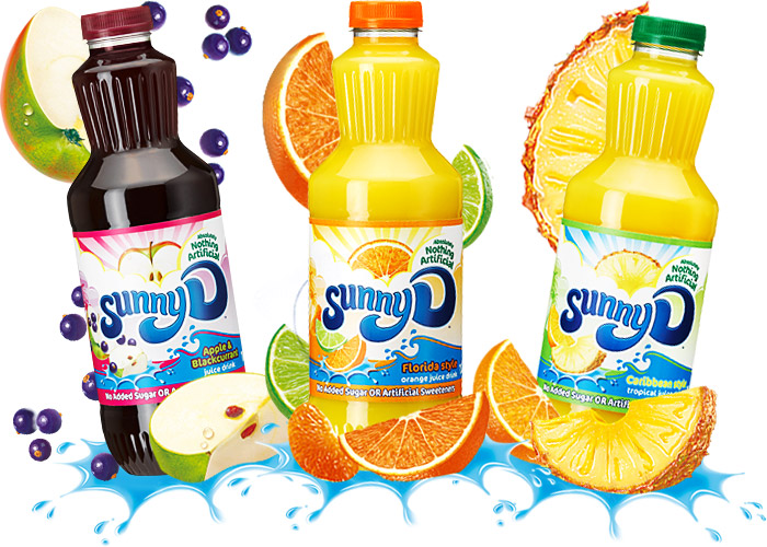 Sunny D packaging