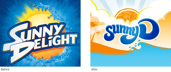 Sunny Delight / Sunny D logo redesign