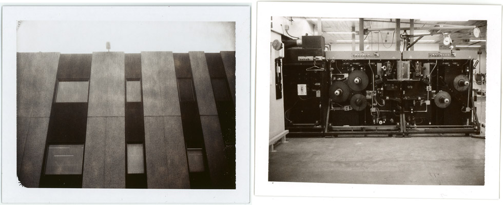 Photos of Polaroid's Dutch factory