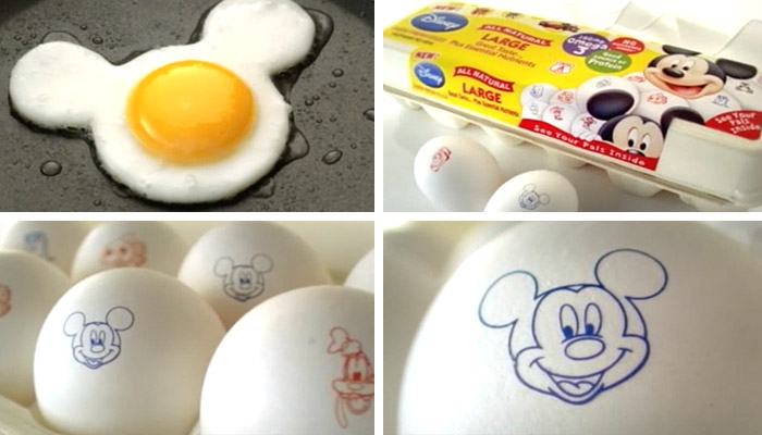Disney-branded "Farm Fresh Eggs"