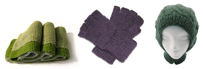 Item of the month: scarf (January), gloves (February), hats (March?) Item of the month: scarf (January), gloves (February), hats (March?)